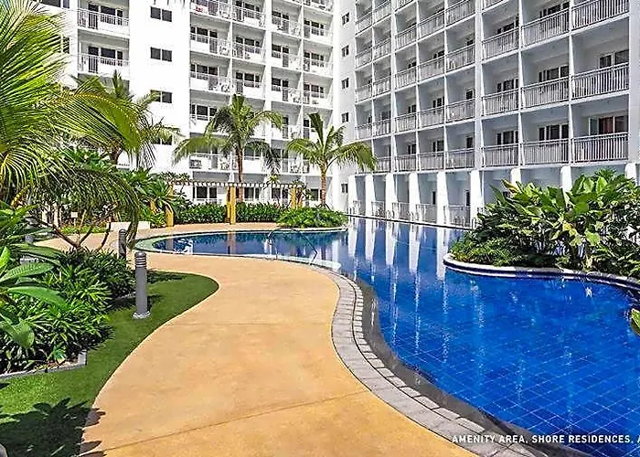 Отель Shore Residences Mall Of Pool View 200mbps Free Wi-fi Манила